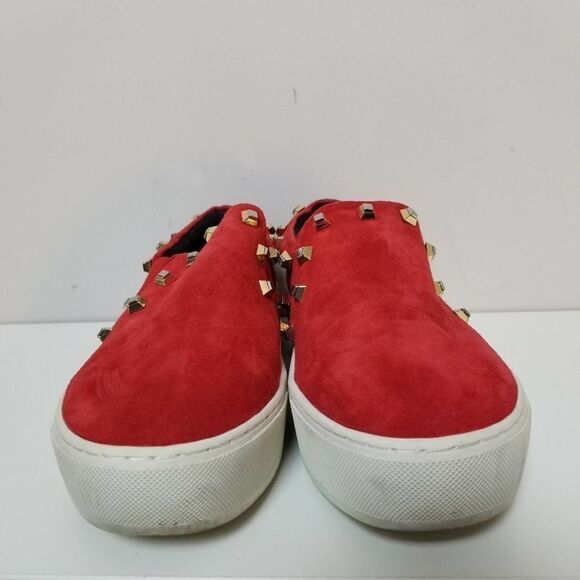 Rebecca Minkoff‎ red studded slip on sneaker shoes - Picture 3 of 8